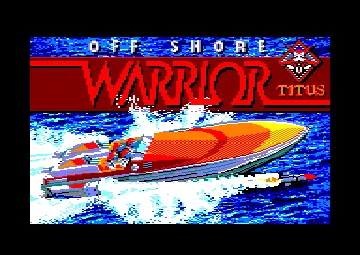 Off Shore Warrior (UK) (128K) (1989) (Trainer) screen shot title